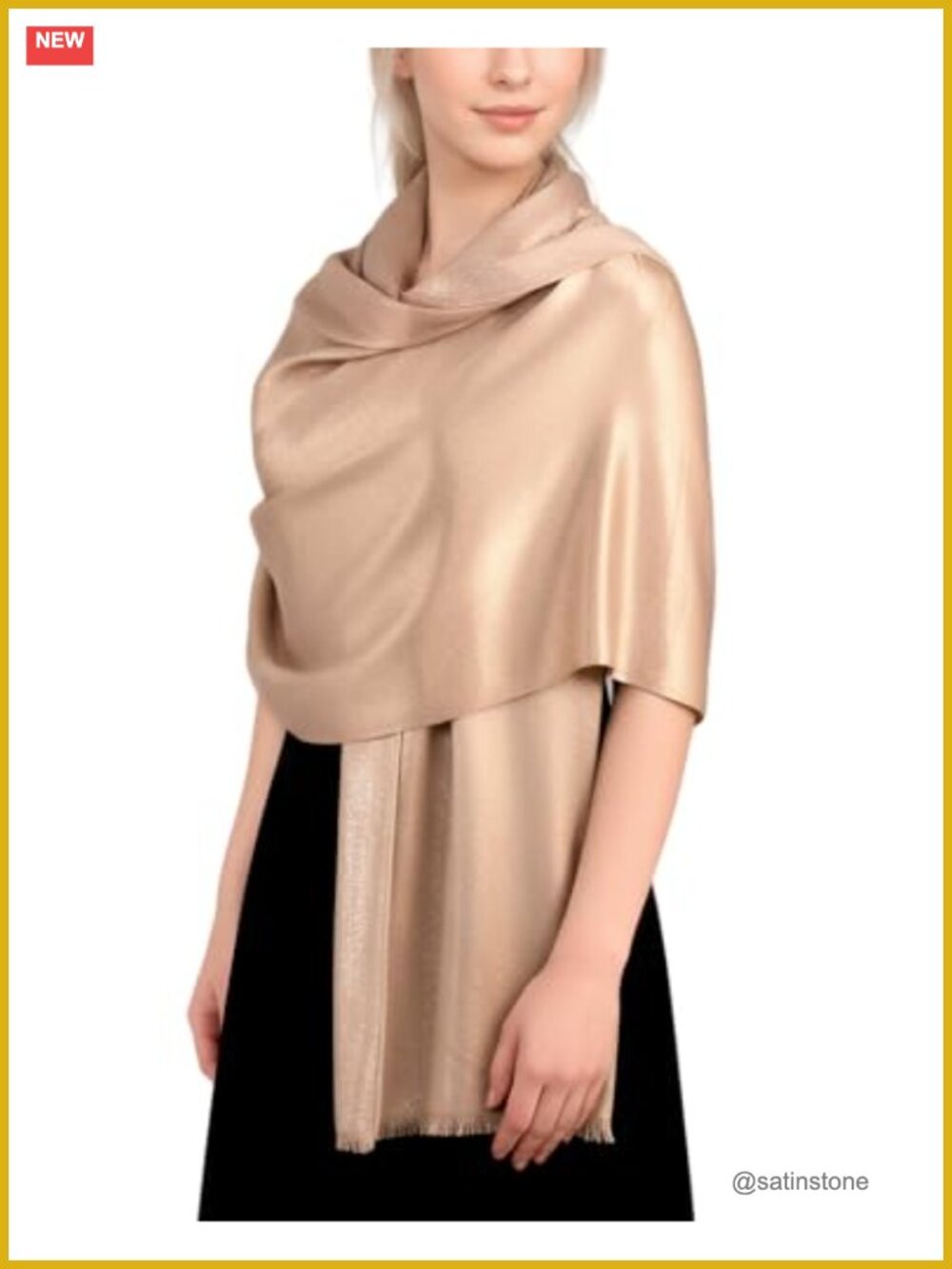 Viscose Pashmina Shawl Wrap Scarf for Wedding Bridesmaid
